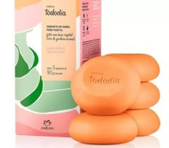 Sabonete em Barra Puro Vegetal Tododia com 5 Un 90 gr cada