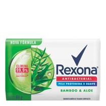 Sabonete em Barra Rexona Antibacterial Bamboo e Aloe 84gr