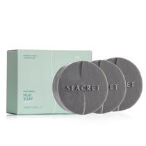 Sabonete em barra SEACRET MUD Lama preta totalmente natural com óleo Guinness