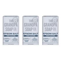 Sabonete em Barra The Grandpa Soap Company Epsom Salt (120ml) - Pacote com 3