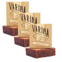 Sabonete em barra Varina Natural Tobacco Trail Gentle Cleansing, pacote Sabonete em barra Varina Natural Tobacco Trail Gentle Cleansing, pacote