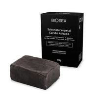Sabonete Em Barra Vegetal Carvao Ativado Biosex 90G