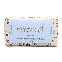 Sabonete em Barra Vegetal Hidratante Felicità 150g Aromá - Óleo de Oliva e Óleos Essenciais