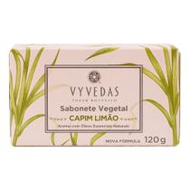 Sabonete em Barra Vegetal Vyvedas Capim Limão 120g Sabonete em Barra Vegetal Vyvedas Capim Limão 120g