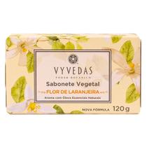 Sabonete em Barra Vegetal Vyvedas Flor de Laranjeira 120g Sabonete em Barra Vegetal Vyvedas Flor de Laranjeira 120g