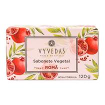 Sabonete em Barra Vegetal Vyvedas Romã 120g Sabonete em Barra Vegetal Vyvedas Romã 120g
