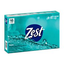 Sabonete em barra Zest Aqua enriquecido com vitamina E 16 unidades