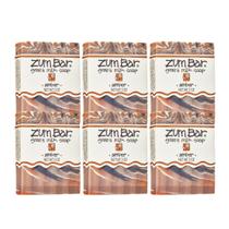 Sabonete em barra Zum Indigo Wild Goat Milk Amber 85g, pacote com 6
