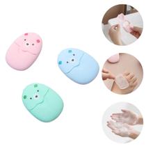 Sabonete Em Folhas Portátil 50 Unidades Case Ursinho Viagem Bolsa Sabonete Em Folhas Portátil 50 Unidades Case Ursinho Viagem Bolsa