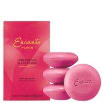 Sabonete Encanto By Avon pink bouquet com 4 sabonetes