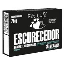 Sabonete Escurecedor Pet life para Cães e Gatos - 75 g