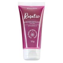 Sabonete Esfoliante Facial com Óleo de Rosa Mosqueta Rosativ 55g Abelha Rainha