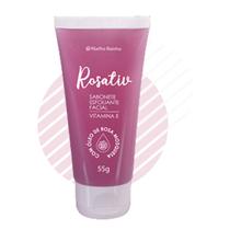 Sabonete Esfoliante Facial Rosativ com Óleo de Rosa Mosqueta 55gr Abelha Rainha REF 3080