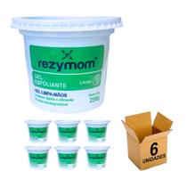Sabonete Esfoliante Limpa-mãos Rezymom Limão 250g - 6 Unid.