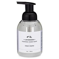 Sabonete espumante para mãos CLEAN MAMA, derivado de plantas, 360ml de lavanda
