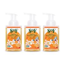 Sabonete espumante para mãos South Of France SoF Hydrating 240 ml, pacote com 3 unidades