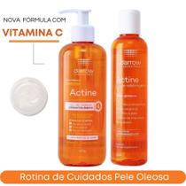 Sabonete Facial 400ml Contra Oleosidade + Loção Tônico Adstringente Actine Darrow