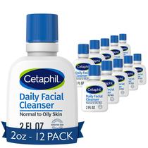 Sabonete facial CETAPHIL, limpador facial diário, 60 ml, pacote com 12 pacotes de viagem Sabonete facial CETAPHIL, limpador facial diário, 60 ml, pacote com 12 pacotes de viagem