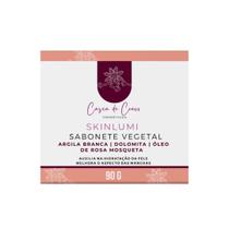 Sabonete Facial Clareador de Manchas Argila Branca Dolomita e Óleo de Rosa Mosqueta