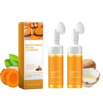 Sabonete facial com espuma de cúrcuma HuaQing Deep Cleansing, 2 unidades
