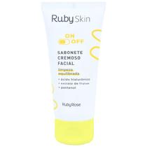 Sabonete facial cremoso ON+OFF Ruby Rose 100 ml
