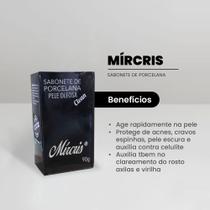 Sabonete Facial de Porcelana Clean o Melhor do Brasil 30g- Micris Sabonete Facial de Porcelana Clean o Melhor do Brasil 30g- Micris