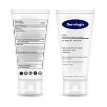 Sabonete facial Dermlogix Espuma cremosa para acne 4% de peróxido de benzoíla 200ml