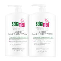 Sabonete facial e corporal SEBAMED pH 5,5 para pele sensível 1L