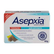 Sabonete Facial em Barra Asepxia Esfoliante Antiacne 80g