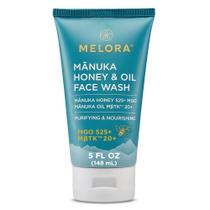 Sabonete facial MELORA Manuka Honey Daily Skin Care 150 ml para mulheres e homens Sabonete facial MELORA Manuka Honey Daily Skin Care 150 ml para mulheres e homens