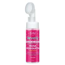 Sabonete Facial Mousse Espuma de Limpeza Rosa Mosqueta 150ml Face beautiful Limpeza Profunda, Hidratação, Skincare