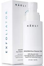 Sabonete facial NAELI AHA/BHA Esfoliante 10% Ácido Glicólico 120mL