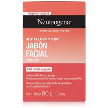Sabonete Facial Neutrogena Deep Clean Em Barra Facial 80g Limpeza Profunda Pele Normal Oleosa Dermatologicamente Testado