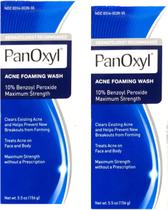 Sabonete facial Panoxyl Acne Foaming Wash 163 ml (pacote com 2)