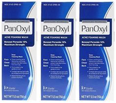 Sabonete facial Panoxyl Stiefel 10% de peróxido de benzoíla 165 ml (pacote de
