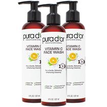 Sabonete facial PURA D'OR Antioxidante com Vitamina C 720mL x3 = 2,2L Sabonete facial PURA D'OR Antioxidante com Vitamina C 720mL x3 = 2,2L