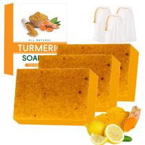 Sabonete FitActic Lemon Turmeric Kojic Honey Glow 100 g (3 unidades) Sabonete FitActic Lemon Turmeric Kojic Honey Glow 100 g (3 unidades)