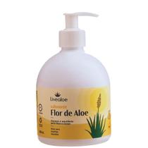 Sabonete Flor de Aloe Natural 480ml Limpeza e equilíbrio Livealoe
