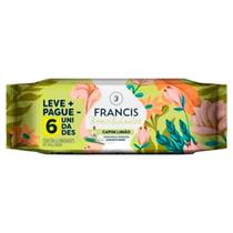 Sabonete FRANCIS Brasilidades Hidratante Capim Limão 80g 6 Unidades Sabonete FRANCIS Brasilidades Hidratante Capim Limão 80g 6 Unidades