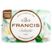 Sabonete Francis Intenso Branco Jasmin 85g - Embalagem com 12 Unidades