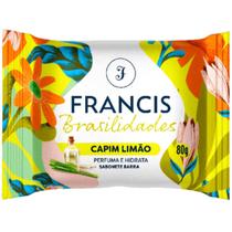 Sabonete Francis Perfumado Capim Limão 80g Frescor Herbal, Espuma Delicada e Sensação Revigorante para o Banho Diário