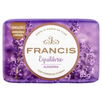 Sabonete Francis Suave Alfazema 85g - Embalagem com 12 Unidades