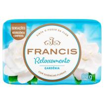 Sabonete Francis Suave Gardênia 85g - Embalagem com 12 Unidades