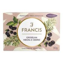 SABONETE FRANCIS TRADICIONAL GROSELHA NEGRA E CEDRO 90g PRETO