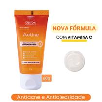 Sabonete Gel de Limpeza Facial Antiacne 60g Actine (Nova Fórmula com Vitamina C) Pele Oleosa a Acneica