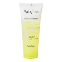 Sabonete gel de limpeza proteção urbana ruby skin ruby rose