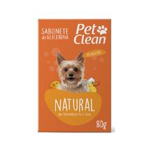 Sabonete Glicerina Pet Clean Natural Para Cães E Gatos 80g