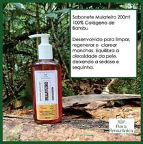 Sabonete glicerinado mulateiro - para pele com manchas causadas pela exposição solar - 200ml