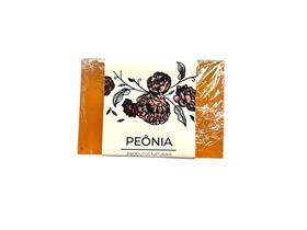 Sabonete Glicerinado Natural Vegano Peônia 120g Laranja com Prata ou Ouro ou Cobre Sabonete Glicerinado Natural Vegano Peônia 120g Laranja com Prata ou Ouro ou Cobre