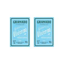 Sabonete Granado 90G Glicerina Tradicional-Kit C/2Un